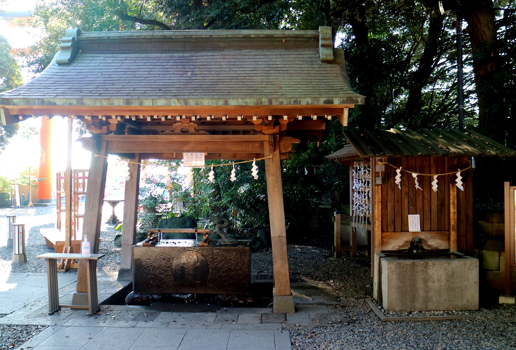 川越氷川神社手水舎