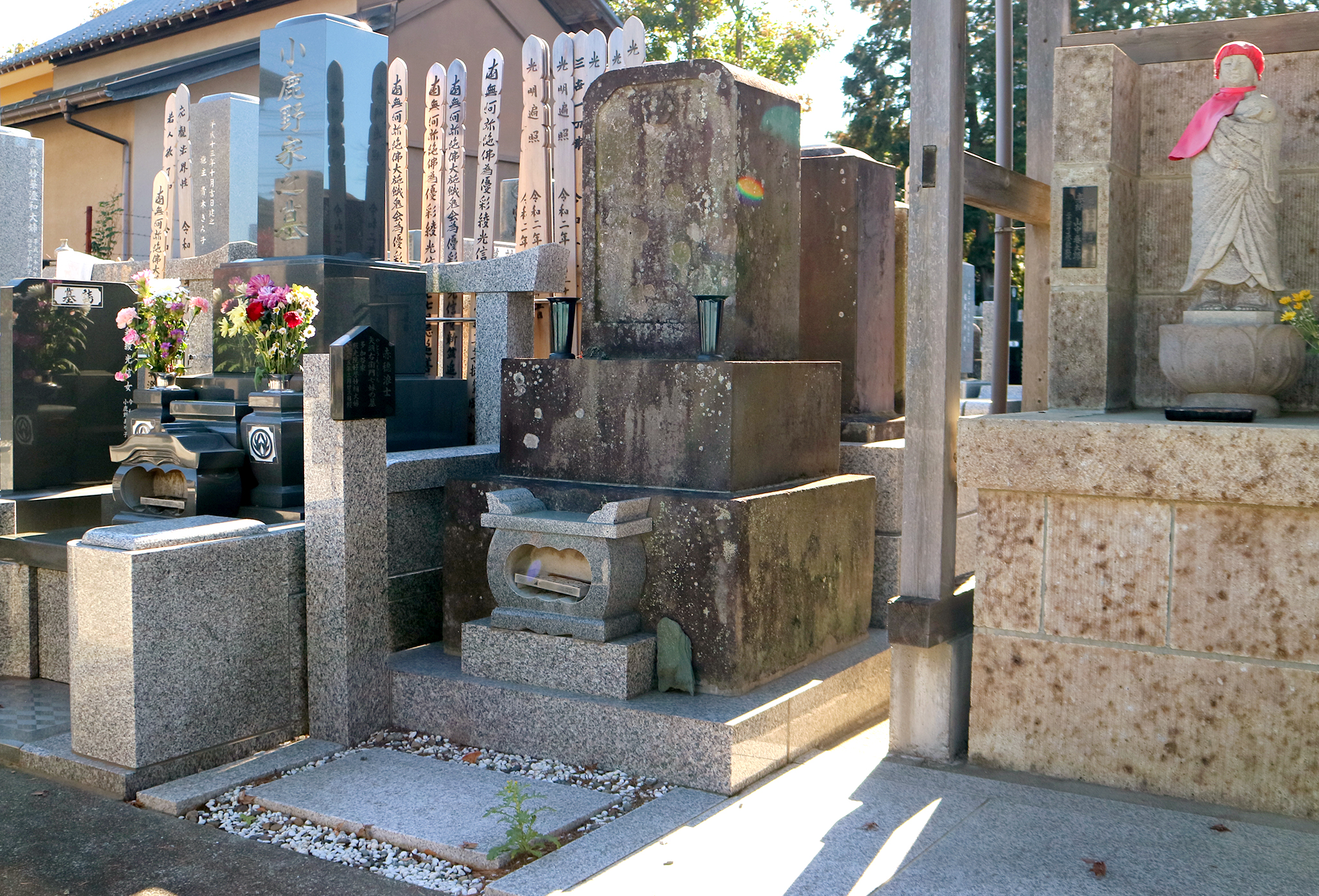 矢頭右衛門七の妹のお墓